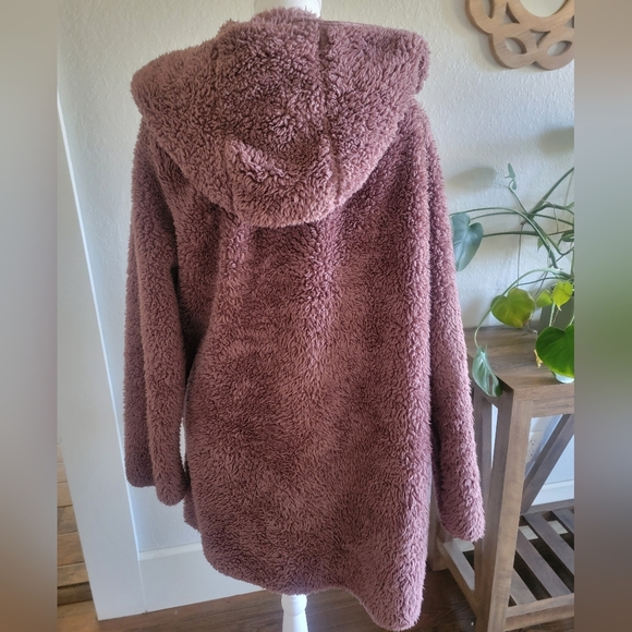 Pink Victoria's Secret Sherpa Teddy Jacket | Mauve | Size XS/S - Picture 5 of 7